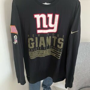 NEW YORK GIANTS Nike 2020 Salute to Service Sideline Shirt MENS Medium Dri Fit